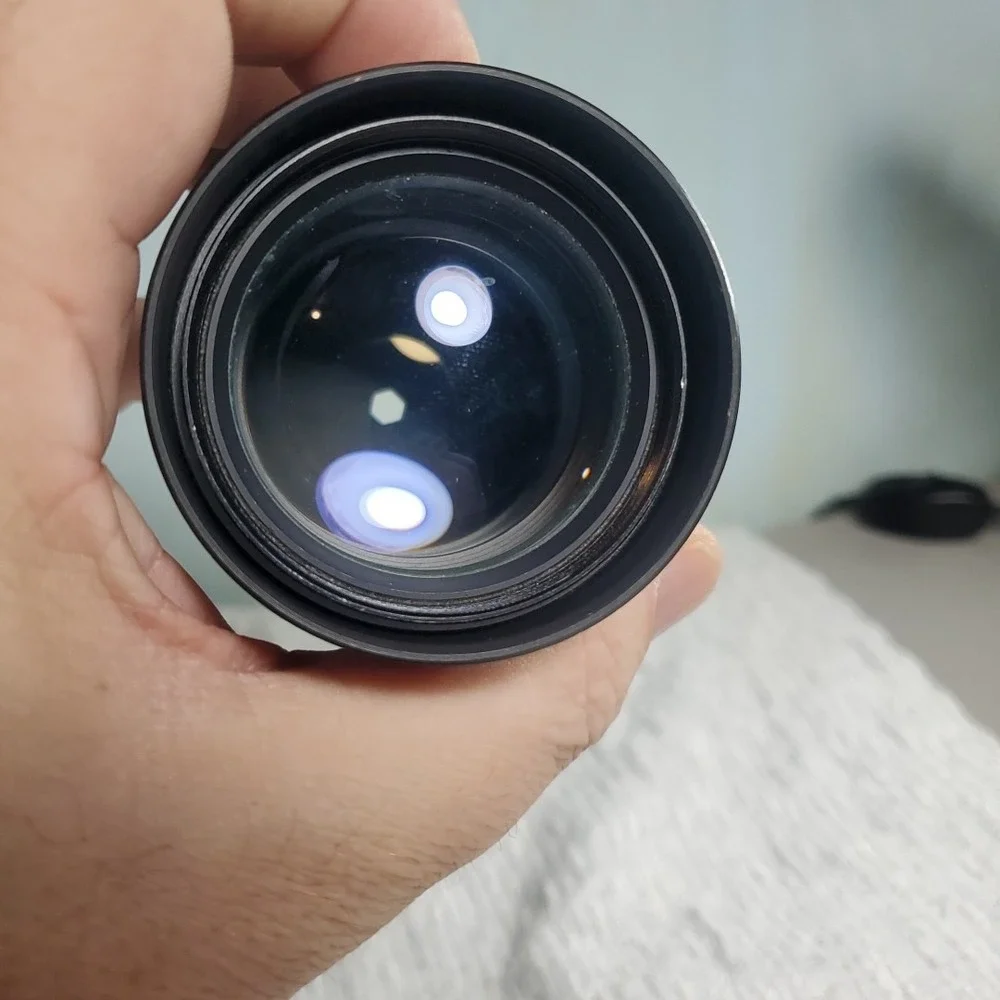 Focal 135mm f/2.8‎ MC Auto Lens Minolta MD Mount Black Vtg Japan Telephoto Prime